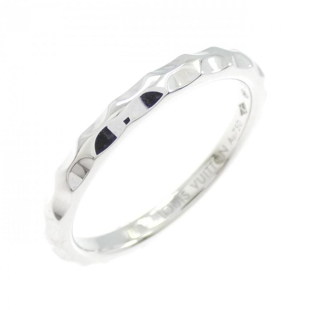 LOUIS VUITTON Silver Monogram Ring